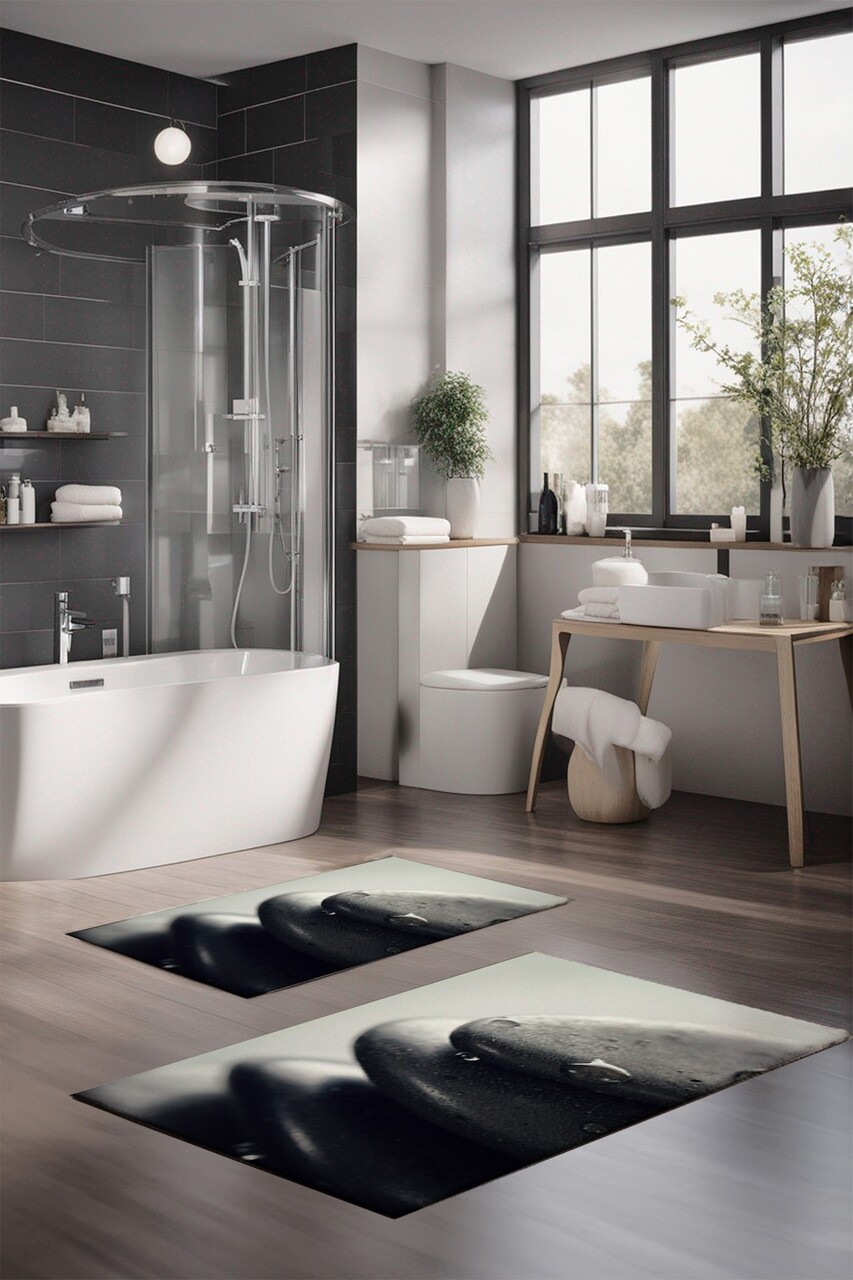 Set covorase de baie, L'essentiel Maison, CT-5341, Multicolor - imagine 4